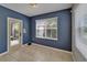 Dining area with view to screened porch and door at 5914 Goldenbark Pl, Lithia, FL 33547