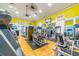A view of the fitness center with modern equipment for residents' health and wellness at 5914 Goldenbark Pl, Lithia, FL 33547