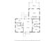 Detailed floor plan showcasing the layout of the home, including room dimensions and features at 6501 Barcellona Rd, Land O Lakes, FL 34637