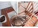 Spiral staircase leading to upper deck at 745 Pinellas Bayway S # 206, St Petersburg, FL 33715