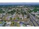Aerial view showcasing the home's location within the neighborhood, near major roads and community features at 7851 120Th St, Seminole, FL 33772
