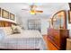 Bedroom showcasing a spacious layout and sliding door access at 7851 120Th St, Seminole, FL 33772