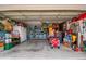 Spacious two-car garage providing plenty of storage and parking at 7851 120Th St, Seminole, FL 33772