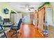 Office area featuring wood floors and a comfortable workspace at 7851 120Th St, Seminole, FL 33772