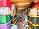 A storage room packed with many containers and personal items at 7851 120Th St, Seminole, FL 33772