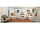 Open-concept living room with a large sectional sofa, modern decor, and seamless flow to the kitchen at 10270 Purple Leaf Ct, Riverview, FL 33578