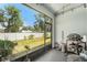 Enclosed patio with an outdoor view, providing a peaceful spot for relaxation and enjoying the surrounding scenery at 2140 Laceflower Dr, Brandon, FL 33510