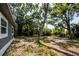 A spacious backyard with lush greenery, mature trees, and ample space for outdoor activities at 2616 47Th N Ave, St Petersburg, FL 33714