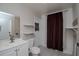 Bright bathroom with modern fixtures, providing a functional space with essential amenities at 2616 47Th N Ave, St Petersburg, FL 33714