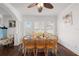 Charming dining area featuring a wood table and lots of windows for natural light at 2700 10Th W St, Palmetto, FL 34221