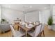 Airy room featuring modern decor, stylish furniture, and a clean aesthetic with an open floor plan at 5628 Terrain De Golf Dr, Lutz, FL 33558