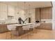 Stylish kitchen with island seating, contemporary cabinetry, and built-in stainless steel appliances at 5964 Bayview S Cir, St Petersburg, FL 33707