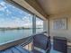 Waterfront views from the screened in balcony at 640 Bayway Blvd # 302, Clearwater Beach, FL 33767