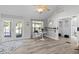Open dining area with modern decor, a table set for two, and seamless access to the outdoors at 7201 5Th N Ave, St Petersburg, FL 33710