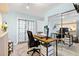 Inviting home office with desk, storage, and natural light for a productive work environment at 7201 5Th N Ave, St Petersburg, FL 33710