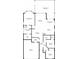 Detailed floor plan showcasing the home's layout with measurements, including the primary bedroom and living areas at 8812 Beeler Dr, Tampa, FL 33626
