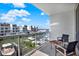 Beautiful balcony view overlooking the marina, perfect for enjoying the scenery at 920 N Osceola Ave # 301, Clearwater, FL 33755