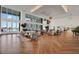 Spacious lobby area with modern furnishings, floor-to-ceiling windows, and waterfront views at 920 N Osceola Ave # 301, Clearwater, FL 33755