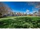 Scenic apartment grounds featuring a large green lawn area for community enjoyment under a clear sky at 10035 New Parke Rd, Tampa, FL 33626
