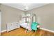 Bedroom showcases a classic bunk bed, complementing the dresser and makeup vanity at 10035 New Parke Rd, Tampa, FL 33626