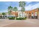Picturesque town center featuring a fountain, palm trees, and stores, creating an inviting and walkable neighborhood at 10035 New Parke Rd, Tampa, FL 33626