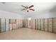 Bedroom with ceiling fan and tile flooring, under renovation at 106 13Th Ave, St Pete Beach, FL 33706