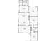 Detailed floor plan showcasing the layout of the home with labeled rooms and dimensions at 106 13Th Ave, St Pete Beach, FL 33706