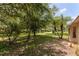 Property featuring a spacious backyard with mature trees and well kept lawn at 1142 Sweet Jasmine Dr, Trinity, FL 34655
