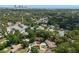Picturesque aerial view of a community with lush green trees, homes, and a glimpse of the water in the distance at 1400 23Rd S Ave, St Petersburg, FL 33705
