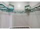 Organized closet with wire shelving and ample space for storage, keeping your belongings tidy and accessible at 1400 Gandy N Blvd # 1504, St Petersburg, FL 33702
