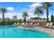 Beautiful community pool with lounge chairs and palm trees for a resort-style experience at 15817 San Lazzaro Ave, Bradenton, FL 34211