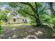 Lush backyard with mature trees, offering a private outdoor space at 1608 E Linden Ave, Tampa, FL 33604