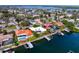Waterfront neighborhood boasting private boat docks and swimming pools at 1960 Montana Ne Ave, St Petersburg, FL 33703