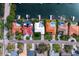 Bird's eye view of waterfront homes, swimming pools, and private boat docks along a serene canal at 1960 Montana Ne Ave, St Petersburg, FL 33703