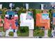 Stunning aerial view features homes with pools, docks, and lush landscaping along a picturesque waterfront at 1960 Montana Ne Ave, St Petersburg, FL 33703