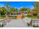 Beautiful backyard and dock with waterway views at 1960 Montana Ne Ave, St Petersburg, FL 33703