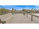 Wide-angle shot of waterfront dock featuring a bench at 1960 Montana Ne Ave, St Petersburg, FL 33703