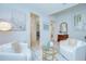 Bright living room featuring modern decor, stylish furniture, and an open layout at 33518 Castaway Loop, Wesley Chapel, FL 33543