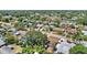 Aerial view of the property showcasing its location in a serene neighborhood at 4027 25Th N Ave, St Petersburg, FL 33713