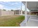 Backyard featuring shed at 5803 Cresthill Dr, Tampa, FL 33615