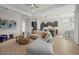 Inviting living area adjacent to a modern kitchen, showcases a stylish, open-concept layout at 7610 Addison Ave, Bradenton, FL 34210