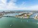 Beautiful aerial view showcasing this waterfront community with picturesque views and clear waters at 7922 Sailboat Key S Blvd # 608, South Pasadena, FL 33707