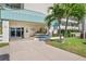 Building entrance and landscaping of Sunrise Two Condominiums at 7979 Sailboat Key Blvd at 7922 Sailboat Key S Blvd # 608, South Pasadena, FL 33707