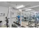 Well-equipped gym featuring weightlifting equipment and mirrored walls for a complete fitness experience at 7922 Sailboat Key S Blvd # 608, South Pasadena, FL 33707