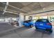 View of the covered parking garage with ample parking spaces and security features at 7922 Sailboat Key S Blvd # 608, South Pasadena, FL 33707