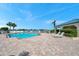 Relaxing pool with lounge chairs provides a tranquil outdoor living experience at 7922 Sailboat Key S Blvd # 608, South Pasadena, FL 33707