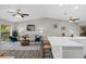 Spacious living room, seamlessly blends the dining and kitchen areas for easy entertaining at 824 35Th Avenue W Dr, Palmetto, FL 34221