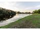 Scenic view of the lake from the backyard at 10430 42Nd N St, Clearwater, FL 33762