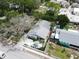 Charming single-story home with a white picket fence and beautifully landscaped yard at 106 E Cedar St, Tarpon Springs, FL 34689
