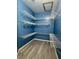 Spacious walk-in closet featuring wire shelving and neutral paint, ideal for organization at 12349 Wasatch Ct, New Port Richey, FL 34654